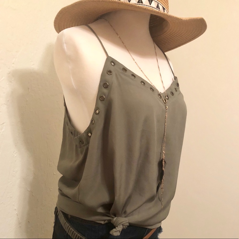 Basic Olive A-Line Tank